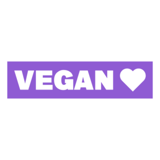 Vegan Decal (Lavender)